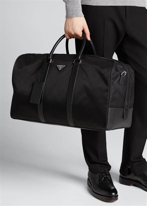 prada duffle bag.